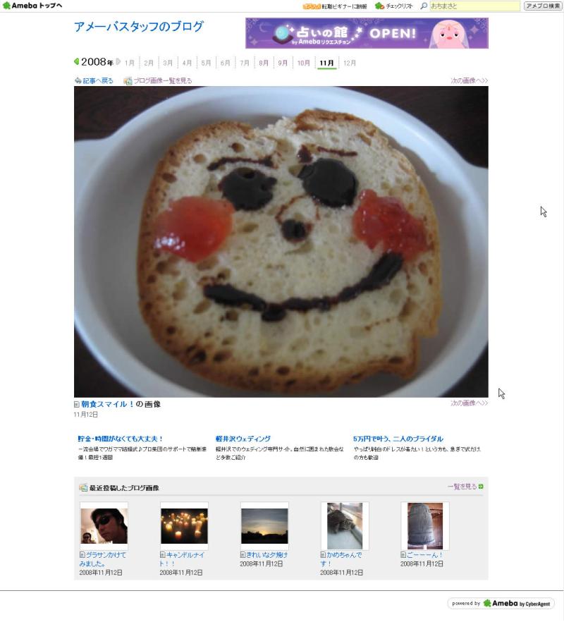 画像拡大ページのデザインについて