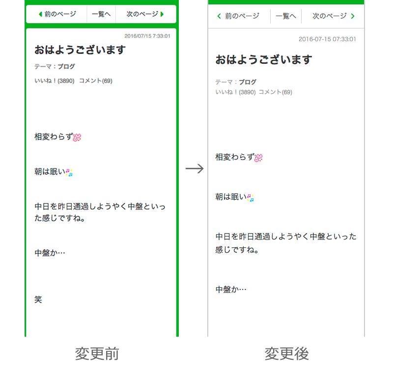 【予告】スマートフォン版ブログの改善を行います
